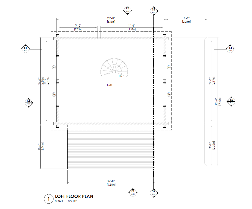 Preliminary Lake 350 loft plan