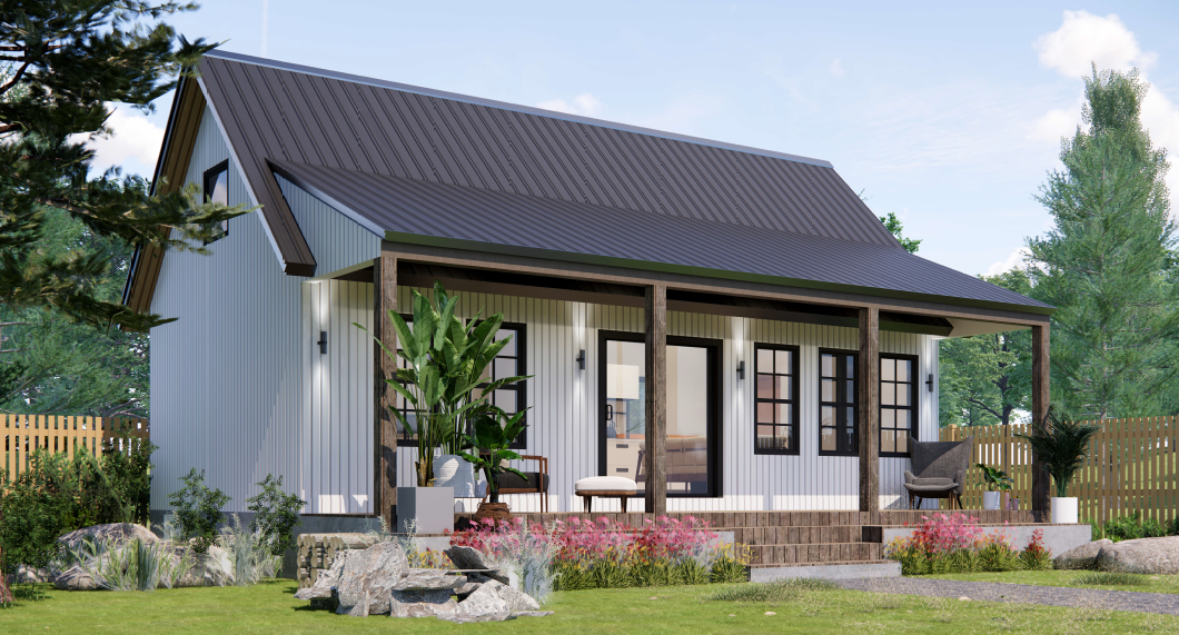 Lake 450 compact home exterior