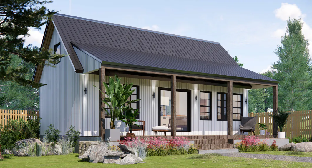 Lake 450 compact home exterior