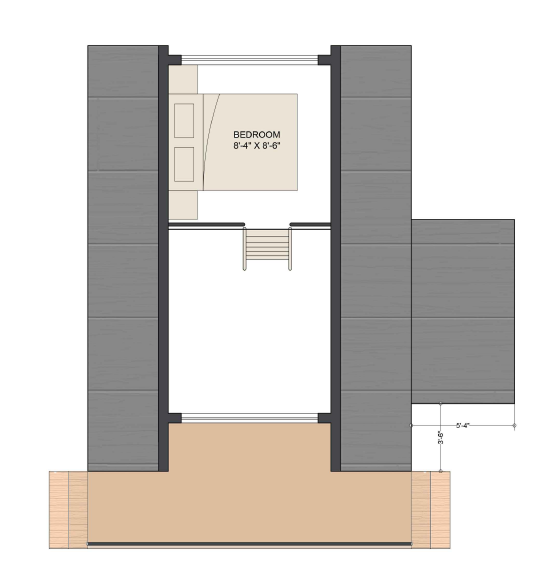 Preliminary loft-plan drawing supplied for the Mountain 380 concept