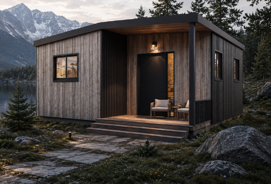 Mountain 520 compact rural-home exterior concept